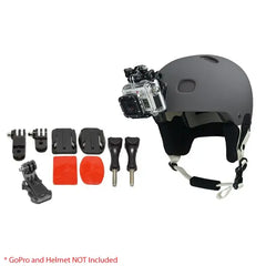 Ultimaxx Curved Adhesive Helmet Side Mount for GoPro Cameras – Secure & Versatile Action Cam Accessory