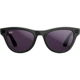 Ray-Ban Meta Skyler Smart Sunglasses with Meta Ai, Audio, Photo, Video Compatibility – Shiny Black / Transitions Amethyst