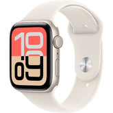 Apple Watch SE (3rd Gen) (2025) 44MM/ML Smart Watch Aluminum Case with Sport Band – Starlight