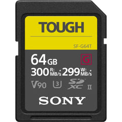 Sony SF-G Series Tough SDXC UHS-II Up to 300MB Memory Card – 64GB