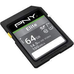 بطاقة ذاكرة PNY Elite Class 10 سعة 64 جيجابايت