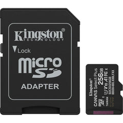Kingston Canvas Select Plus microSD Memory Card + Adapter, 150MB/s