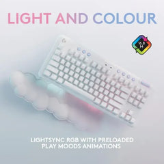 Logitech G G715 LIGHTSPEED Wireless Mechanical Gaming Keyboard - White