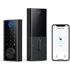 Eufy security S230 Smart Lock Touch & Wi-Fi, Fingerprint Scanner, Keyless Entry Door Lock - Black