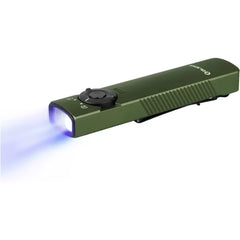 Olight Arkfeld Pro Flat EDC Flashlight with Led Light UV And Laser – Green