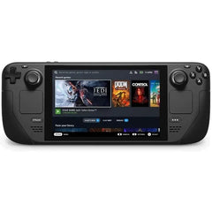 وحدة تحكم Valve Console Steam Deck OLED Handheld Gaming مع محول (V004497-00) سعة 512 جيجابايت - أسود