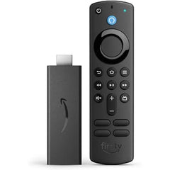 Used Amazon Streaming Media Player Fire TV Stick HD With Alexa Voice Remote 8GB - Black