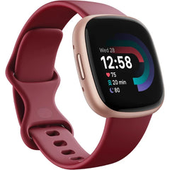Used Fitbit Versa 4 Fitness Smartwatch - Graphite