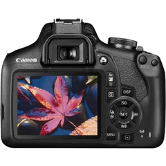 Canon EOS Rebel T7 DSLR Camera with 18-55mm/75-300mm Lens – Black