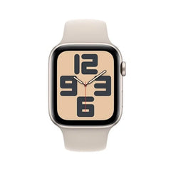 Apple Watch SE (2nd Gen) (GPS) 44MM Smart Watch Aluminum Case with Sport Band – Starlight