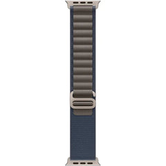 سوار Alpine Loop لساعة Apple Watch مقاس 49 مم/لتر باللون الأزرق