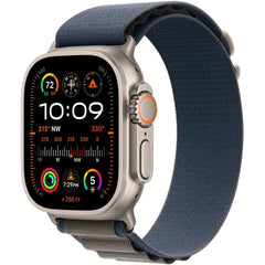 سوار Alpine Loop لساعة Apple Watch مقاس 49 مم/لتر باللون الأزرق