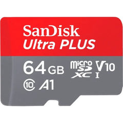 SanDisk Ultra Plus Micro SD Memory Card with Adapter 150MB/S