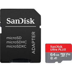 SanDisk Ultra Plus Micro SD Memory Card with Adapter 150MB/S