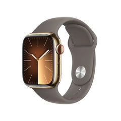 Apple Series 9 41MM (GPS) Smart Watch Aluminum Case with Sport Band Gold Stainless Steel / Clay