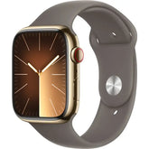 Apple Series 9 (GPS) 45mm Smart Watch Gold Stainless Steel / Clay