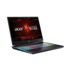 كمبيوتر محمول للألعاب Acer Nitro 16، معالج AMD Ryzen 5 7640HS، ذاكرة وصول عشوائي 8 جيجابايت، سعة تخزين 512 جيجابايت SSD، PCIe Gen 4 - أسود أوبسيديان