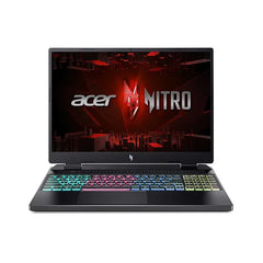 كمبيوتر محمول للألعاب Acer Nitro 16، معالج AMD Ryzen 5 7640HS، ذاكرة وصول عشوائي 8 جيجابايت، سعة تخزين 512 جيجابايت SSD، PCIe Gen 4 - أسود أوبسيديان
