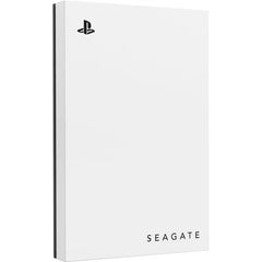 محرك أقراص Seagate Game Drive مستعمل لجهاز PlayStation Cons 2TB محرك أقراص ثابت محمول USB 3.2 Gen 1 خارجي مع إضاءة LED زرقاء - Whitesole