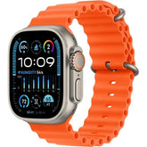 Apple Ultra 2 49MM Smart Watch Titanium Case with – Orange Ocean