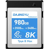 DAJINGYU 980GB CFexpress Type B Card – 3500MB/s Ultra Fast Memory Card