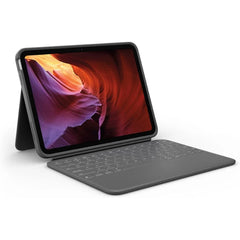 Logitech Rugged Folio Keyboard Case for iPad 10th Gen – Oxford Gray
