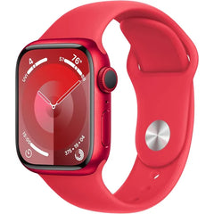 Apple Watch Series 9 GPS, 41mm Aluminum Case with Sport Band - Red