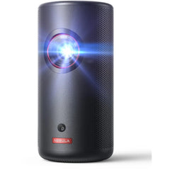 Nebula Capsule 3 Laser Portable Google TV Projector Built-In Battery & Wi-Fi – Black