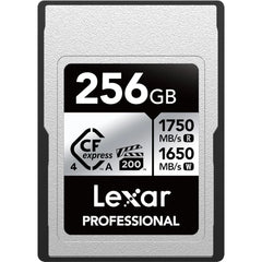 Lexar Professional Silver CFexpress Type B 256GB Memory Card - 1750MB/s