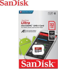 Sandisk Ultra Plus 32GB Micro Sdhc Uhs-i 130mb/s Memory Card With Adapter