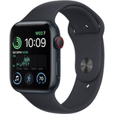 Apple Watch SE (2nd Gen) 44mmML (GPS + Cellular) Aluminum Case with Midnight Sport Band