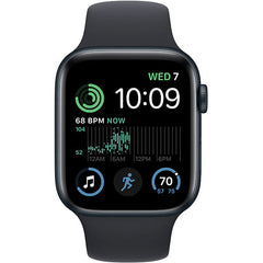 Apple Watch SE (2nd Gen) 44mmML (GPS + Cellular) Aluminum Case with Midnight Sport Band