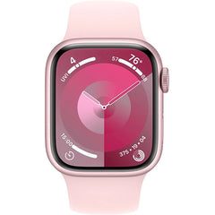 Apple Series 9 41MM (GPS) Smart Watch Aluminum Case with Sport Band – Light Pink