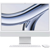 Apple iMac M3 Chip 8GB RAM 256GB SSD – فضي (مفعل)