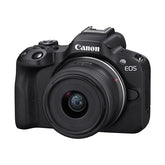 Canon EOS R50 Mirrorless Camera, Black with RF-S 18-45mm F4.5-6.3 IS STM Lens