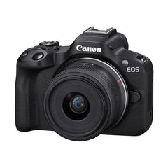 Canon EOS R50 Mirrorless Camera, Black with RF-S 18-45mm F4.5-6.3 IS STM Lens