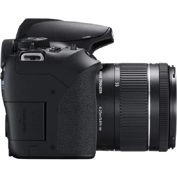 Canon Eos Rebel T8i DSLR Camera with EF-S 18-55mm Lens – Black