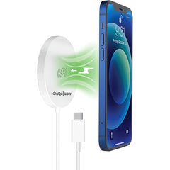 Chargeworx Magnetic Wireless Charger for iPhone 12 - White