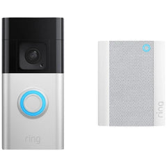 Ring Video Doorbell Plus with Chime – Smart Wi-Fi Doorbell Camera