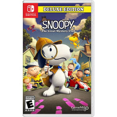 GameMill Snoopy & The Great Mystery Club (Deluxe Edition) Video Game for Nintendo Switch