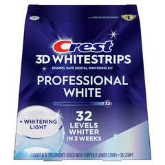 Crest 3D White Strips Dental Whitening Kit – 19 Treatments for a Radiant Smile