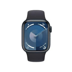Apple Series 9 45MM (GPS) Smart Watch Aluminum Case with Sport Band – Midnight