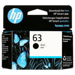 HP 63 Ink cartridge (HEWDTF6U62AN) – Black