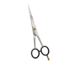 Nixcer Professional Super Cut Round Shank Hair Cutting Scissor for Saloon & Home- High Carbon Stainless Steel with Pointed Tip for Precision Cutting.