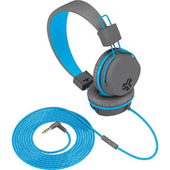 JLab Jbuddies Headphone Studio On-Ear Kids Wired Headphones Gray/Blue Price in Dubai