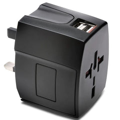 Kensington 2.4a International Travel Adapter – Black Price in Dubai