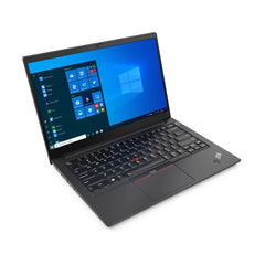 لاب توب لينوفو ThinkPad E14 Gen 2 مستعمل، معالج Intel Core i5-1135G7 من الجيل الحادي عشر، ذاكرة وصول عشوائي DDR4 سعة 8 جيجابايت، قرص SSD سعة 256 جيجابايت - أسود