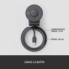 Logitech Brio 300, 1080P Full HD Webcam – Black Price in Dubai