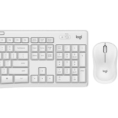 Logitech MK295 Wireless Keyboard & Mouse Combo with SilentTouch Technology – Off White Price in Dubai