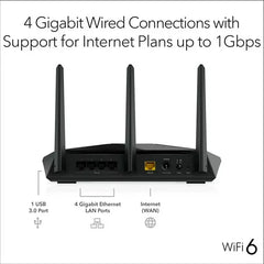 Netgear Nighthawk AX2400 Dual-Band Wi-Fi 6 Router – Black Price in Dubai